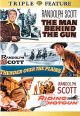 The Man Behind The Gun (1953)/Thunder Over The Plains (1953)/Riding Shotgun (1954) On DVD