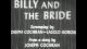 Billy and the Bride (Stage 7 5/8/55) DVD-R