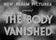  The Body Vanished (1939) DVD-R