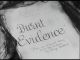 Burnt Evidence (1954) DVD-R