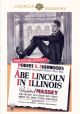 Abe Lincoln In Illinois (1940) On DVD