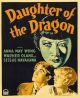 Daughter of the Dragon (1931) DVD-R 