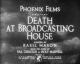 Death at a Broadcast (1934) aka Death at Broadcasting House DVD-R