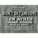 Don't Bet on Love (1933) DVD-R 