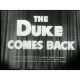 The Duke Comes Back (1937) DVD-R
