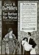 For Better, For Worse (1919) DVD-R