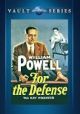 For The Defense (1930) On DVD