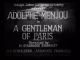 A Gentleman of Paris (1927) DVD-R