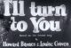 I'll Turn to You (1946) DVD-R