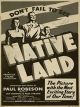 Native Land (1942) on DVD