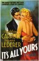 It's All Yours (1937)  DVD-R 
