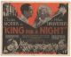 King for a Night (1933) DVD-R