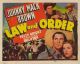 Law and Order (1940) DVD-R