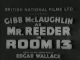 Mr. Reeder in Room 13 (1938) DVD-R