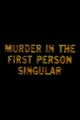 Murder in the First Person Singular (1974 TV Movie) DVD-R