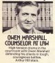 Owen Marshall, Counselor at Law (1971-1974 TV series, 31 episodes) DVD-R