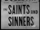 Saints and Sinners (1962-1963 TV series)(4 disc set, complete series) DVD-R