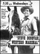 Steve Donovan, Western Marshal (1955 TV series)(5 episodes) DVD-R
