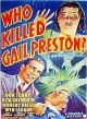 Who Killed Gail Preston? (1938) DVD-R