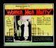 Women Men Marry (1931) DVD-R