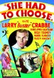 She Had To Choose (1934) On DVD